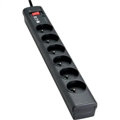EATON Multiprises parafoudre Protection 6 prises FR