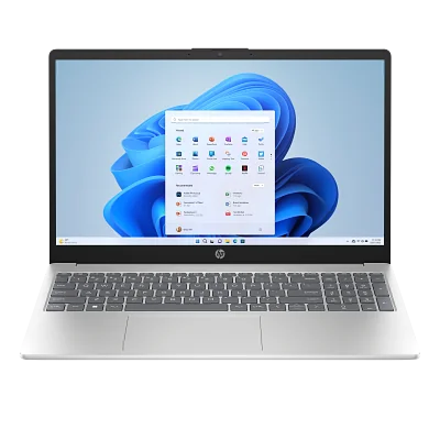 HP Laptop 15-fc0151nf Next Gen AI Edition 15.6" AMD Ryzen 5 7520U 16GB DDR5 512Go SSD AMD Radeon Graphics Windows 11 Home - Argent - C27SYEA