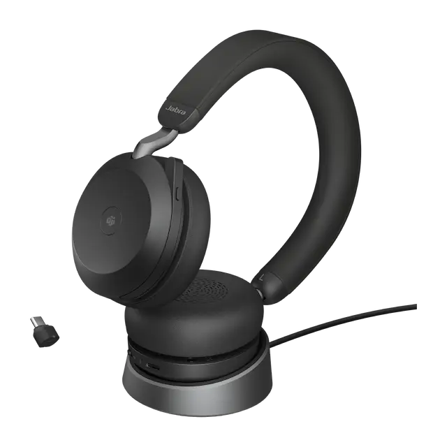 Jabra Evolve2 75 Link380C MS Stéréo avec socle de recharge – Noir