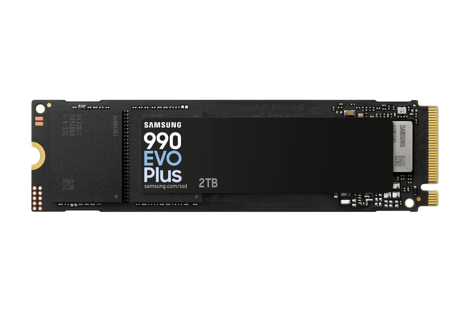 Samsung SSD Interne SERIE 990 EVO PLUS M.2 2To 2280 PCIe 4.0 x4 / 5.0 x2 NVMe 2.0 Lecture 7150Mo/s Ecriture 6300Mo/s