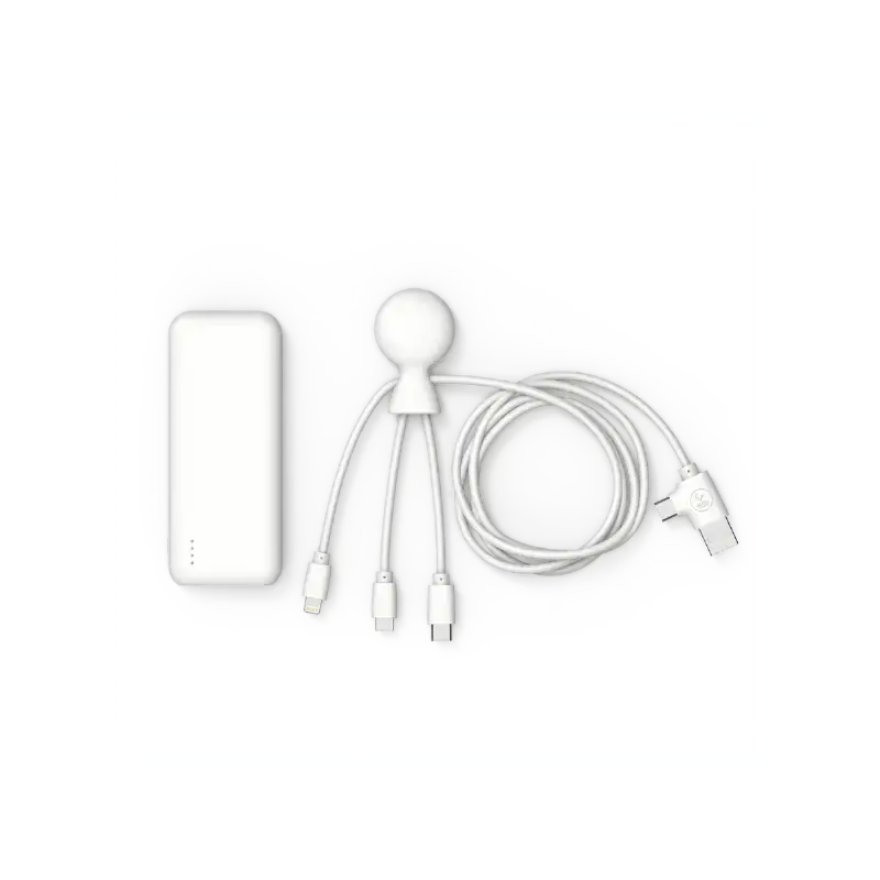 Xoopar Mr Bio Pack HEPTA Powerpack 7000 mAh White