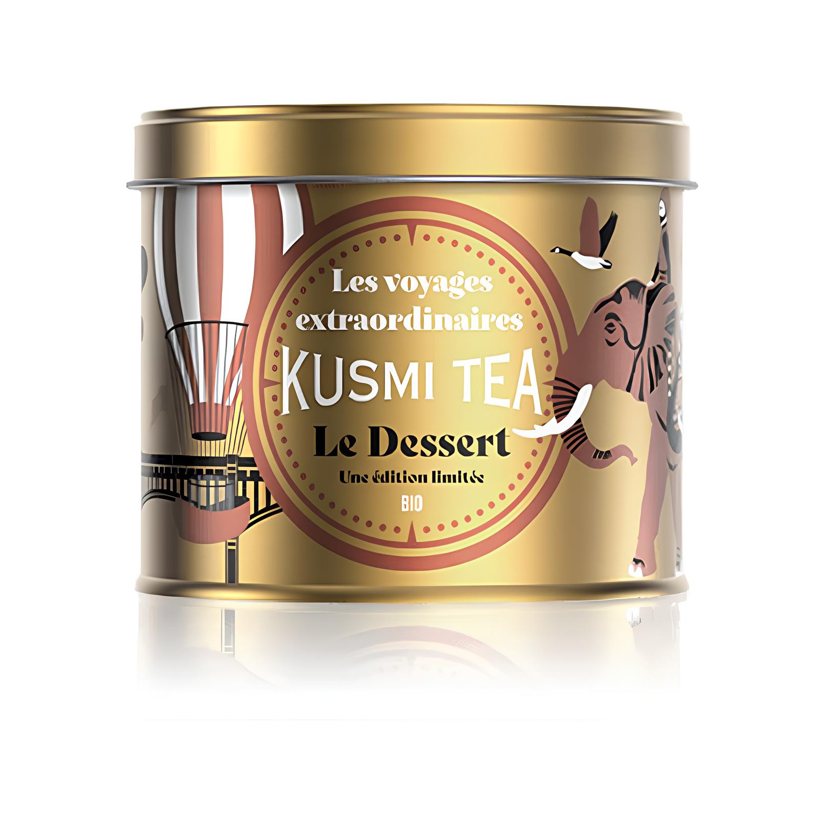 Kusmi Tea Le Dessert bio - Boite métal 90gr