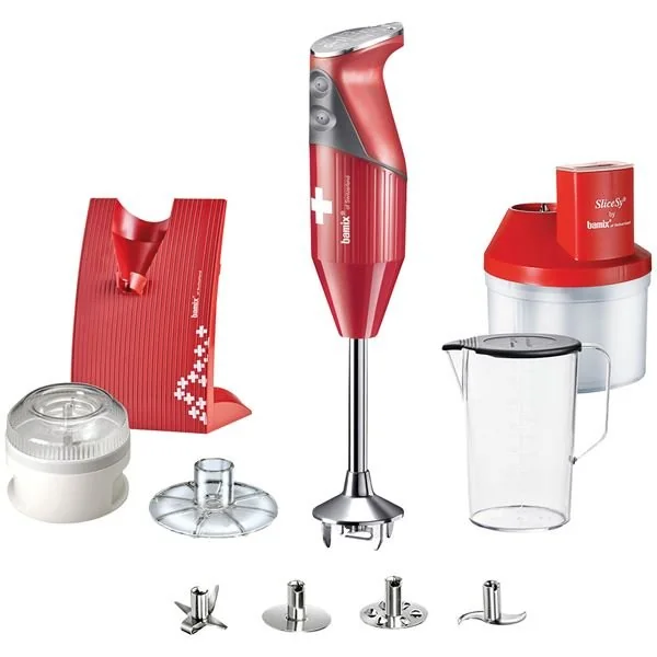 BAMIX Mixeur plongeant Rouge & Croix Suisse - BamixBox M200 - MX1050007