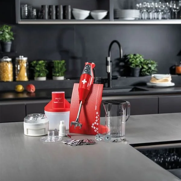 BAMIX Mixeur plongeant Rouge & Croix Suisse - BamixBox M200 - MX1050007