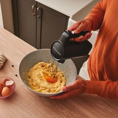 KITCHENAID Batteur sans fil avec batterie Noir Réglisse - KitchenAid Go  - 5KHMR762BM