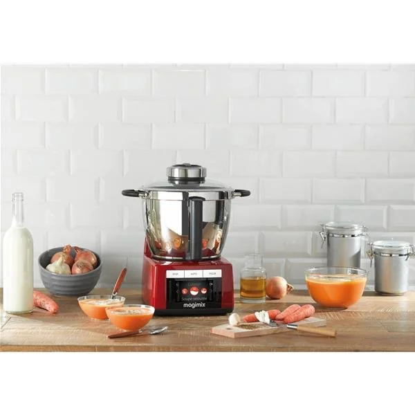 MAGIMIX Robot cuiseur multifonction Rouge - Cook Expert  - 18904
