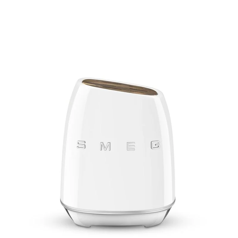 SMEG Bloc 6 couteaux Blanc - Années 50 - KBSF02WH