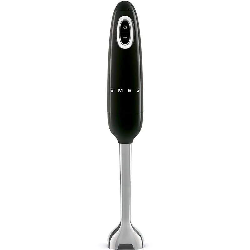 SMEG Mixeur plongeant Noir avec accessoires - Années 50  - HBF03BLEU
