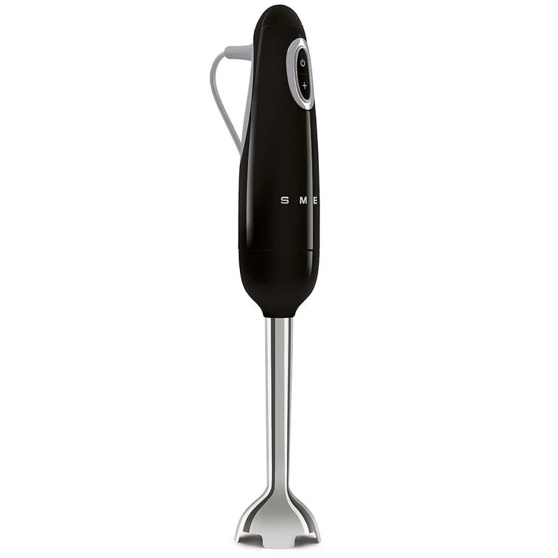 SMEG Mixeur plongeant Noir avec accessoires - Années 50  - HBF03BLEU
