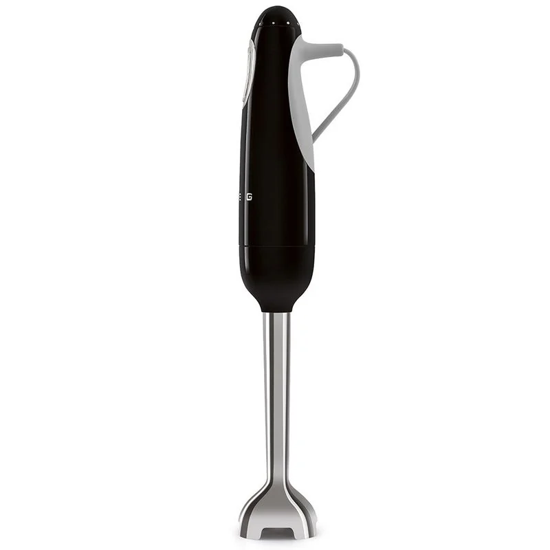 SMEG Mixeur plongeant Noir - Années 50 - HBF11BLEU