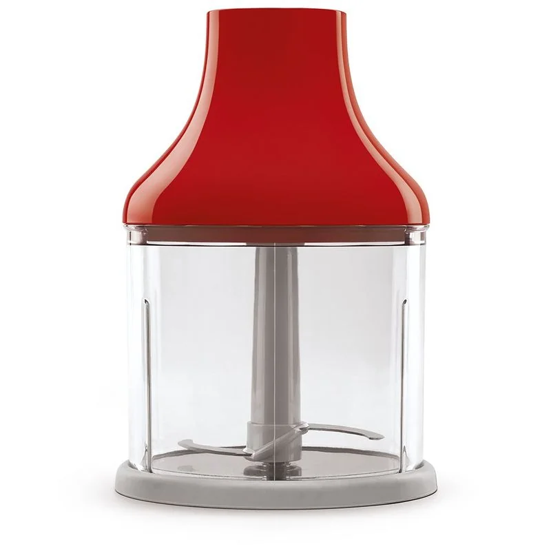 SMEG Mixeur plongeant Rouge avec accessoires - Années 50  - HBF03RDEU
