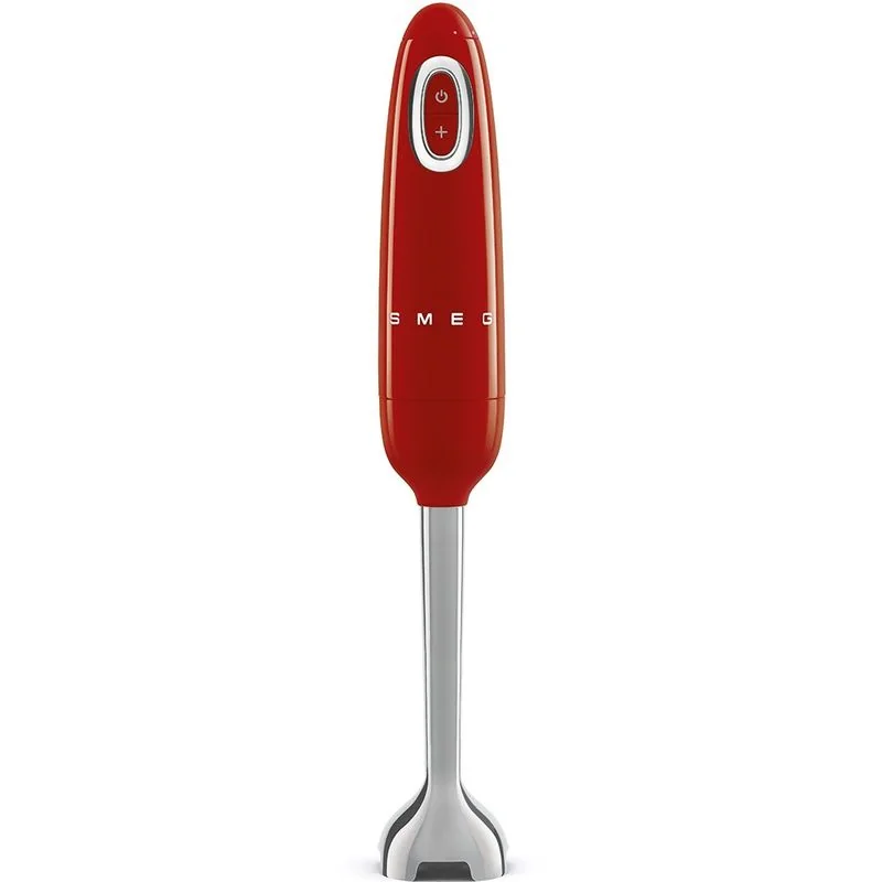 SMEG Mixeur plongeant Rouge - Années 50 - HBF11RDEU