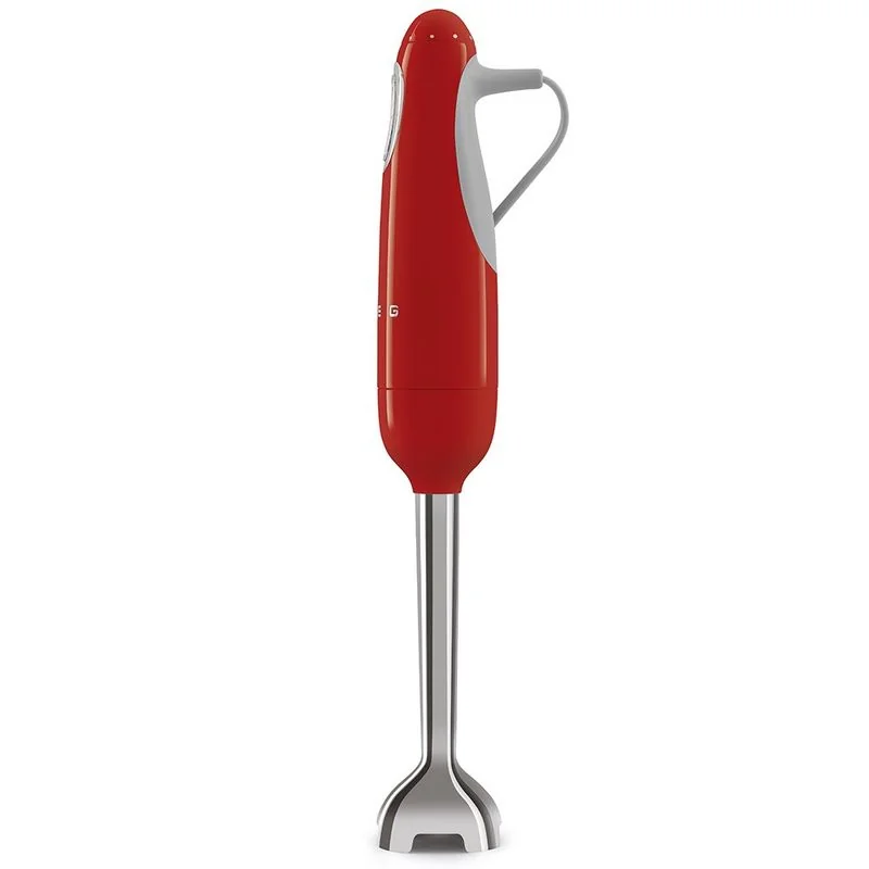 SMEG Mixeur plongeant Rouge - Années 50 - HBF11RDEU