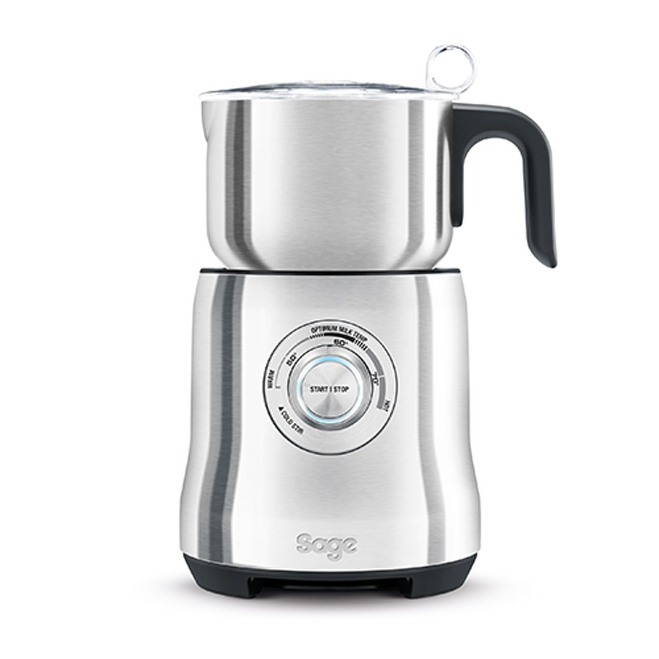 Sage The Milk Café Inox Brossé - Machine à lait 740 ml / 3 tasses arrêt automatique bouchon doseur contrôle
