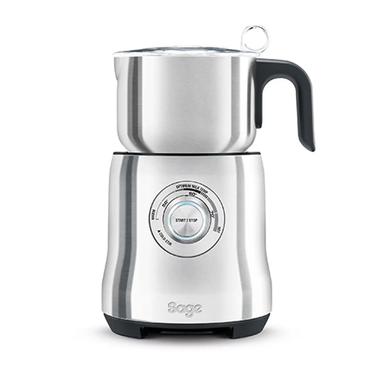 Sage The Milk Café Inox Brossé - Machine à lait 740 ml / 3 tasses arrêt automatique bouchon doseur contrôle