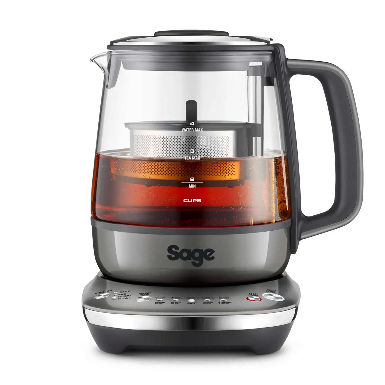Sage Tea Maker Compact Inox Brossé - Théière 1 L