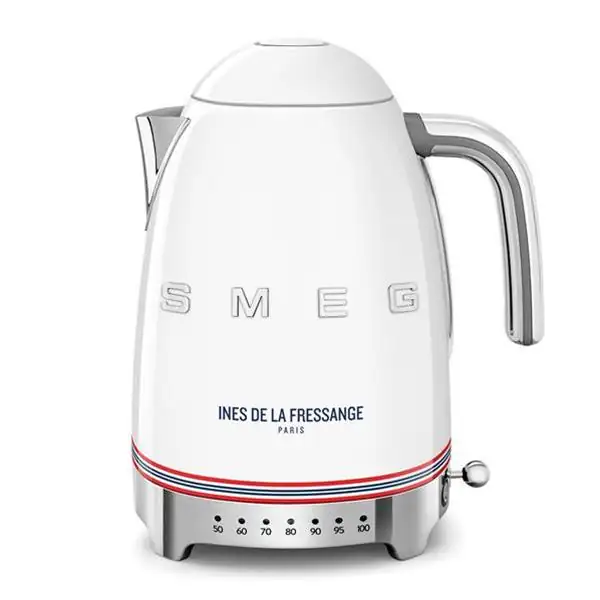 SMEG Bouilloire 1.7 L Blanc - Années 50 - Ines de la Fressange