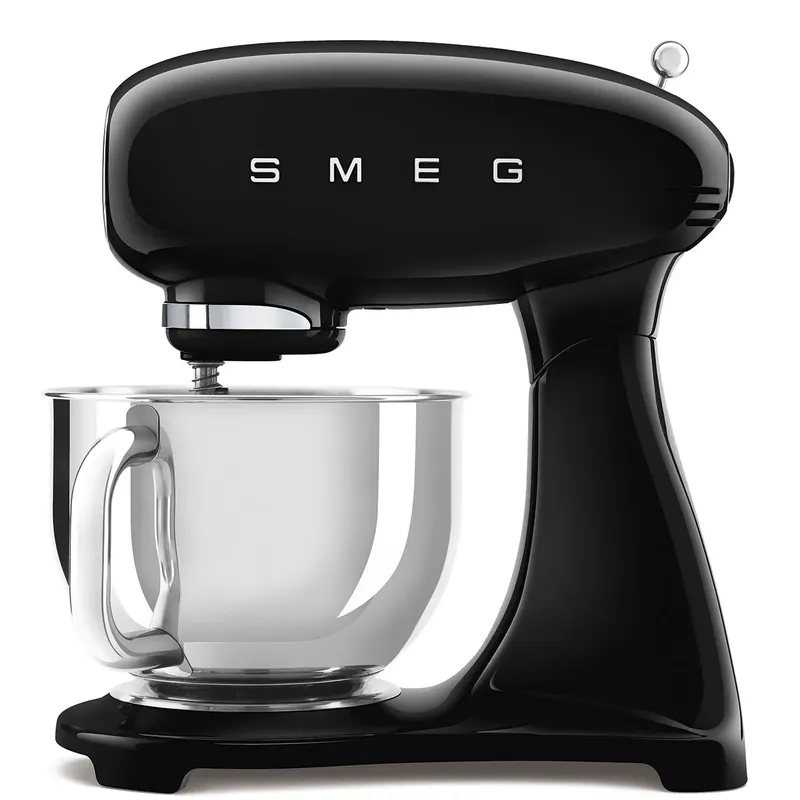 SMEG Robot sur socle 4.8 L Inox & Noir - Années 50 - SMF02BLEU