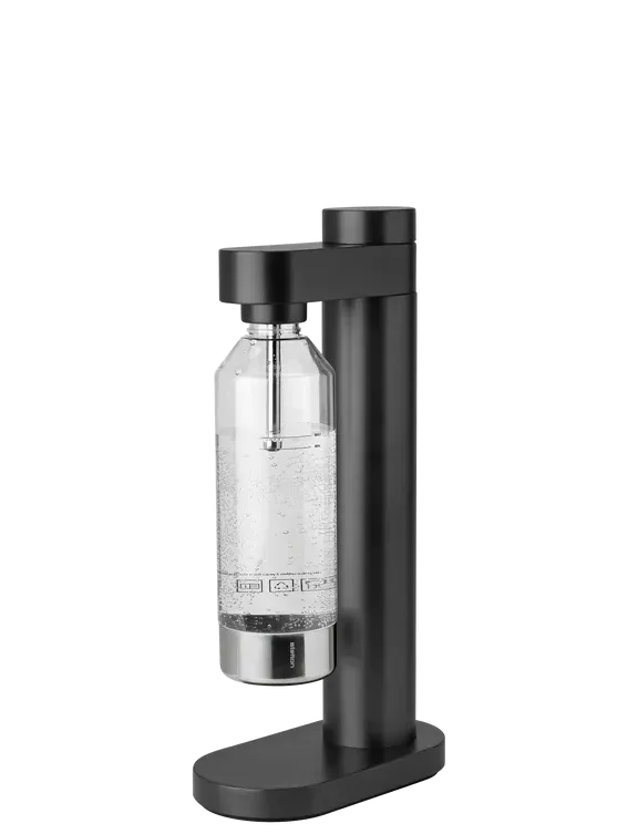 Stelton Brus Carbonator Noir Métallisé