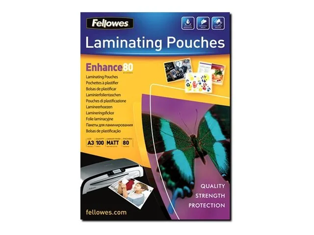 FELLOWES MATT LAMINAT POUCH A3 80MIC - 5452003