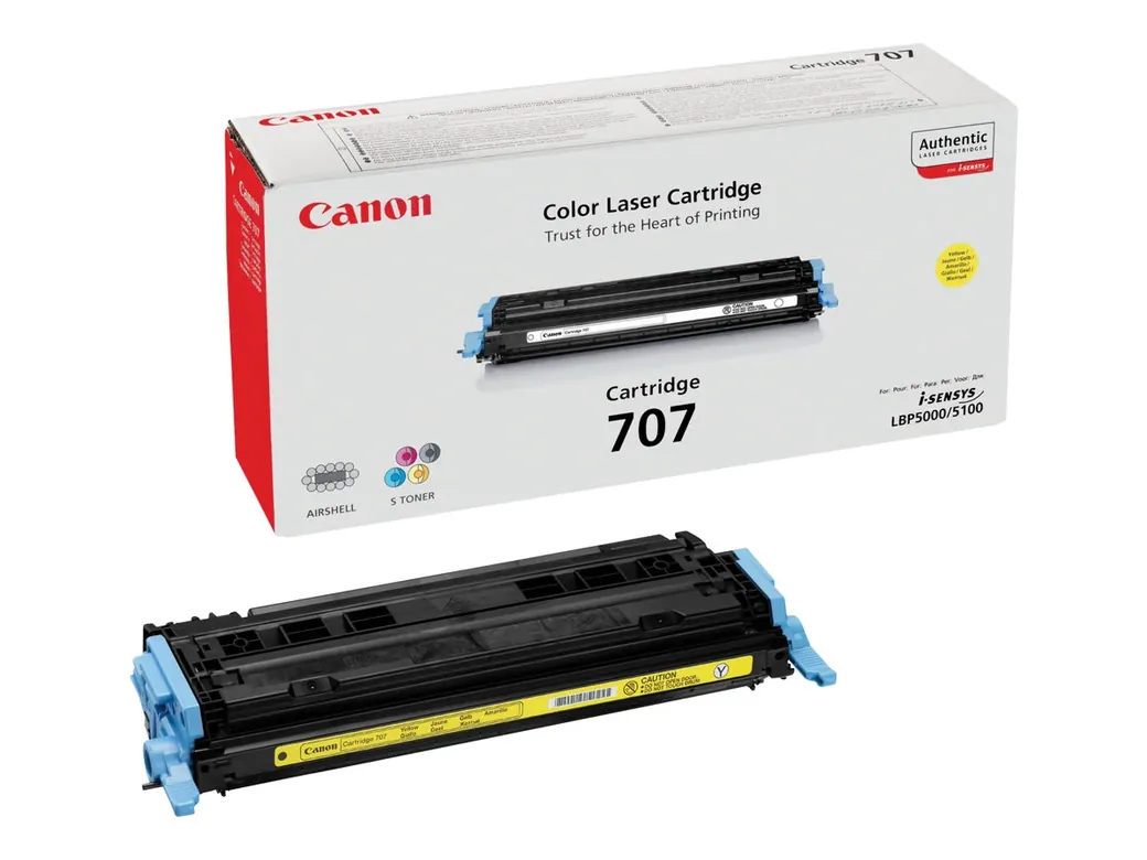 CANON 707 JAUNE POUR LBP5000 20 - 9421A004