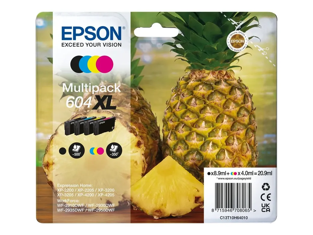 EPSON 1LB Multipack 4colours 604XL w/s - C13T10H64020