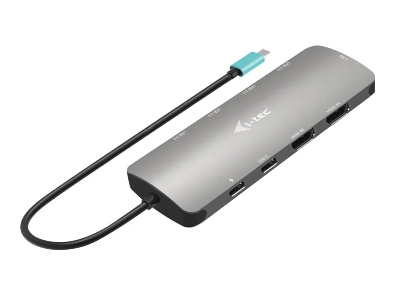 I-TEC USB-C Metal Nano Dock 2x HDMI + PD - C31NANOHDM2D100