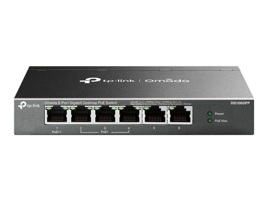 TP-LINK Omada 6-Port Gigabit Switch - DS106GPP