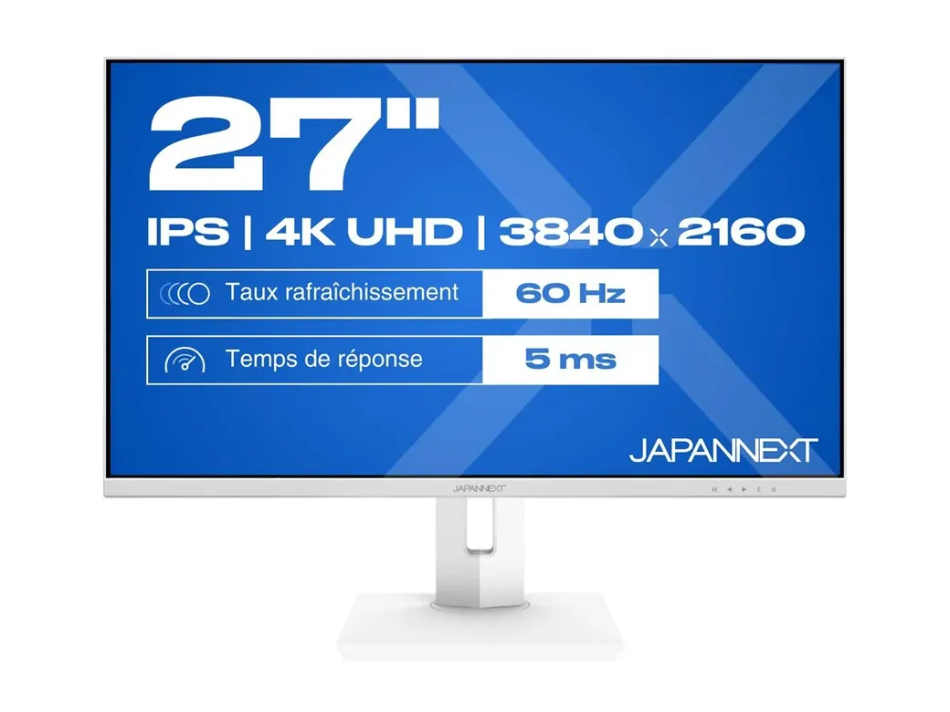 JAPANNEXT JN-IPS270UHD60F-C65W-HSP-W - Ecran LED 27 - 4KUHD(3840x2160)60Hz - - JN-IPS270UHD60F-C65W-HSP-W