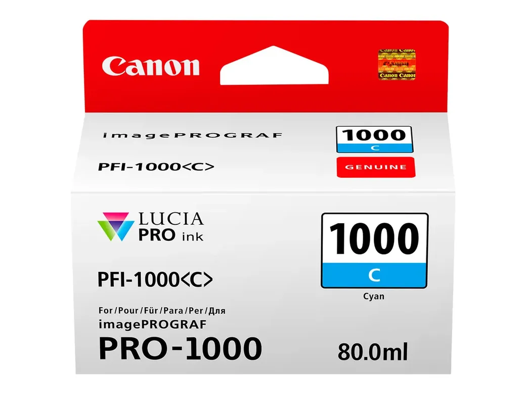 CANON 2LB PFI-1000c Ink cyan standard - 0547C001