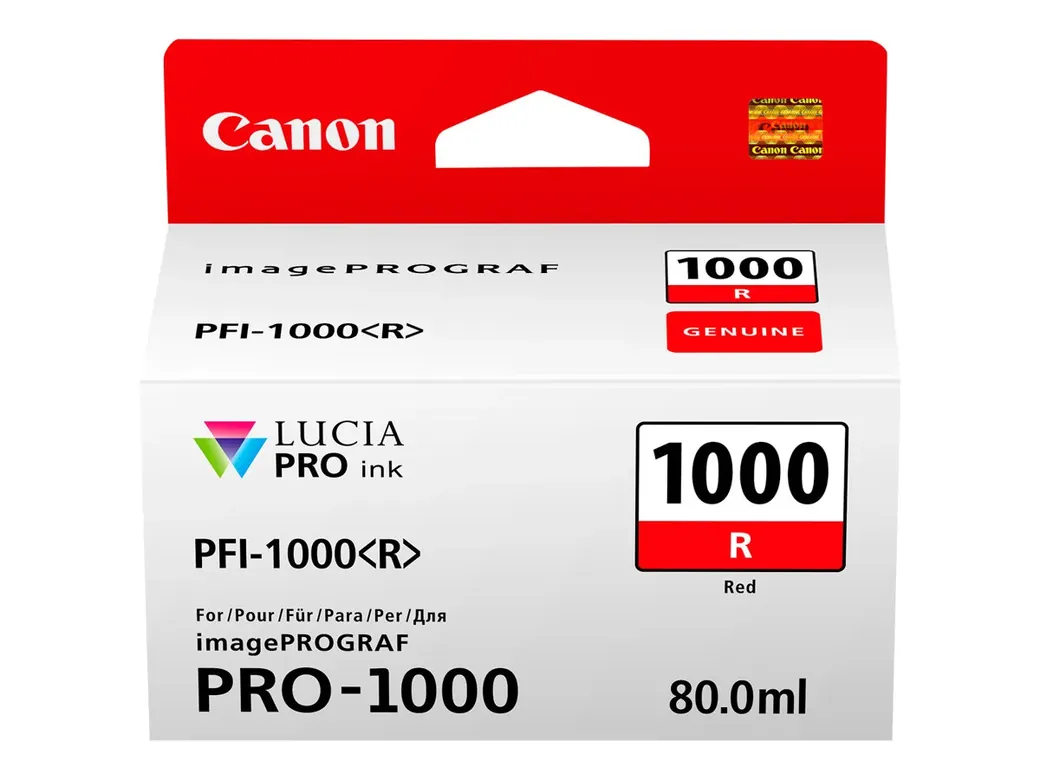 CANON 2LB PFI-1000r Ink Red Standard - 0554C001
