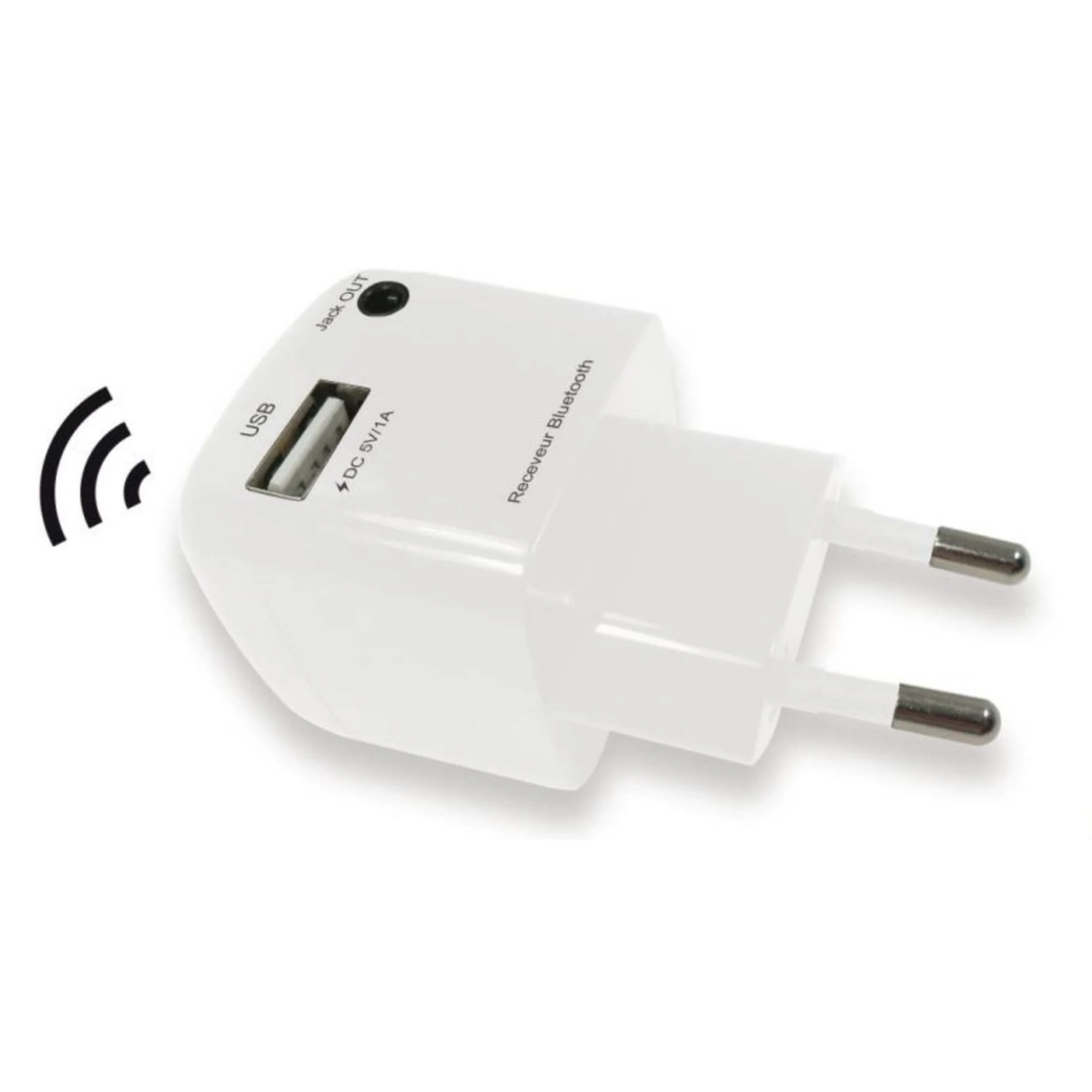 Receveur Bluetooth Heden en prise murale + cable jack - 0-ACCBTPAUD1