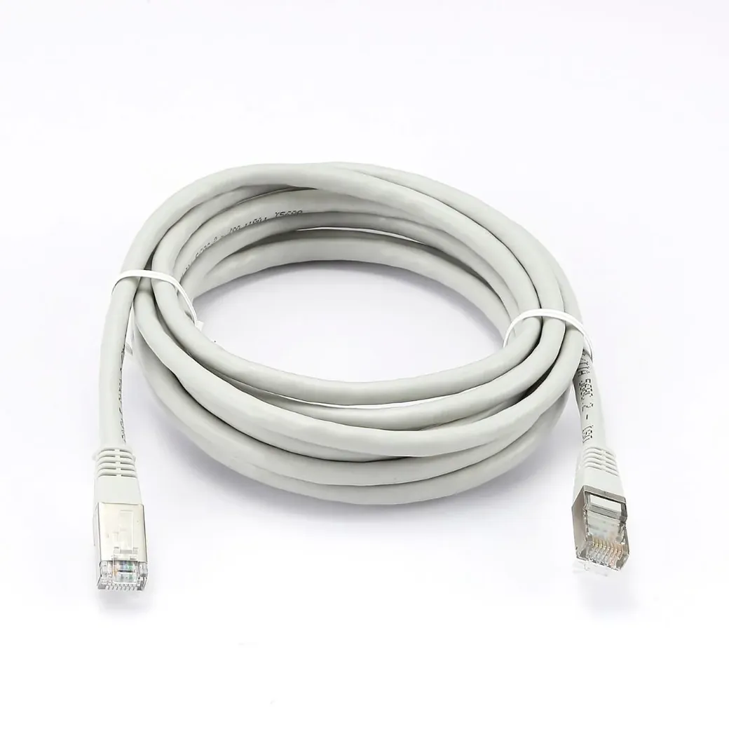 C ble RJ45 Male/Male droit CAT6A S/FTP - Longueur 0.15M - Gris - en sachet - 0-CABRJ45D015-6ASG