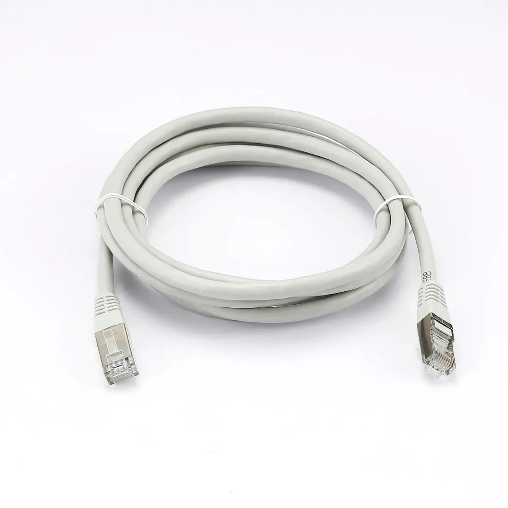 C ble RJ45 Male/Male droit CAT6A S/FTP - Longueur 2M - Gris - en sachet - 0-CABRJ45D200-6ASG