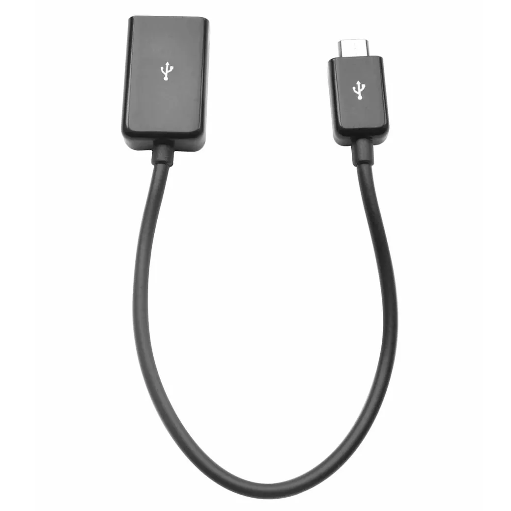 Adaptateur micro-USB OTG Heden micro USB 11pin - USB OTG longueur du cable :20cm - 0-CABUSBAMUSB