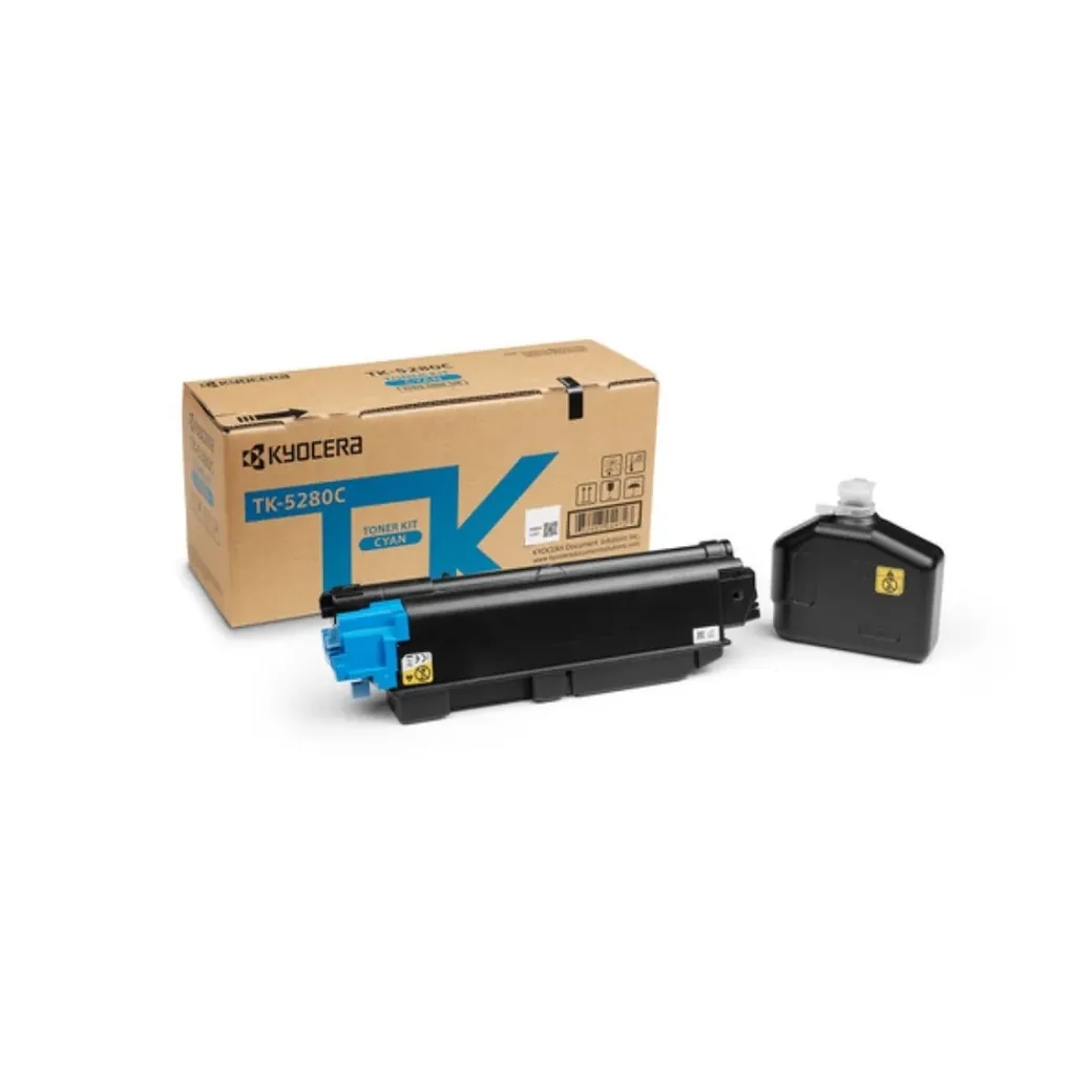Kyocéra TK-5280C Toner 11 000 pages Cyan pour ECOSYS P6235cdn et ECOSYS M6235ci - 1T02TWCNL0