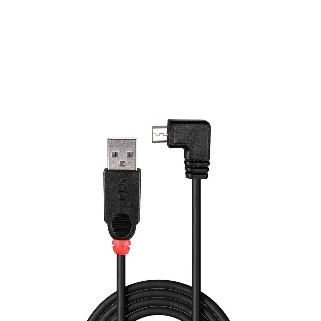 LINDY USB 2.0 Type A/Micro-B 90 2m - 31977