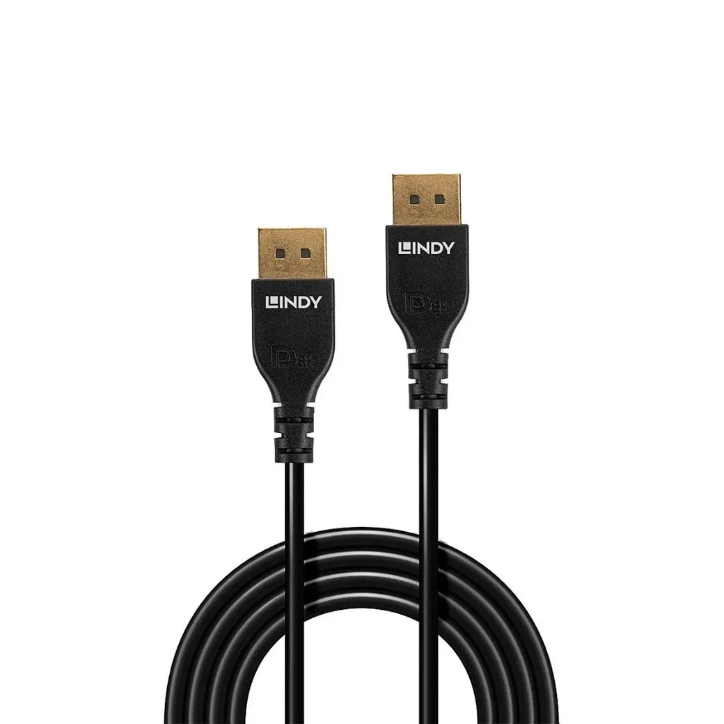 LINDY 2m DisplayPort 1.4 Cable Slim - 36462