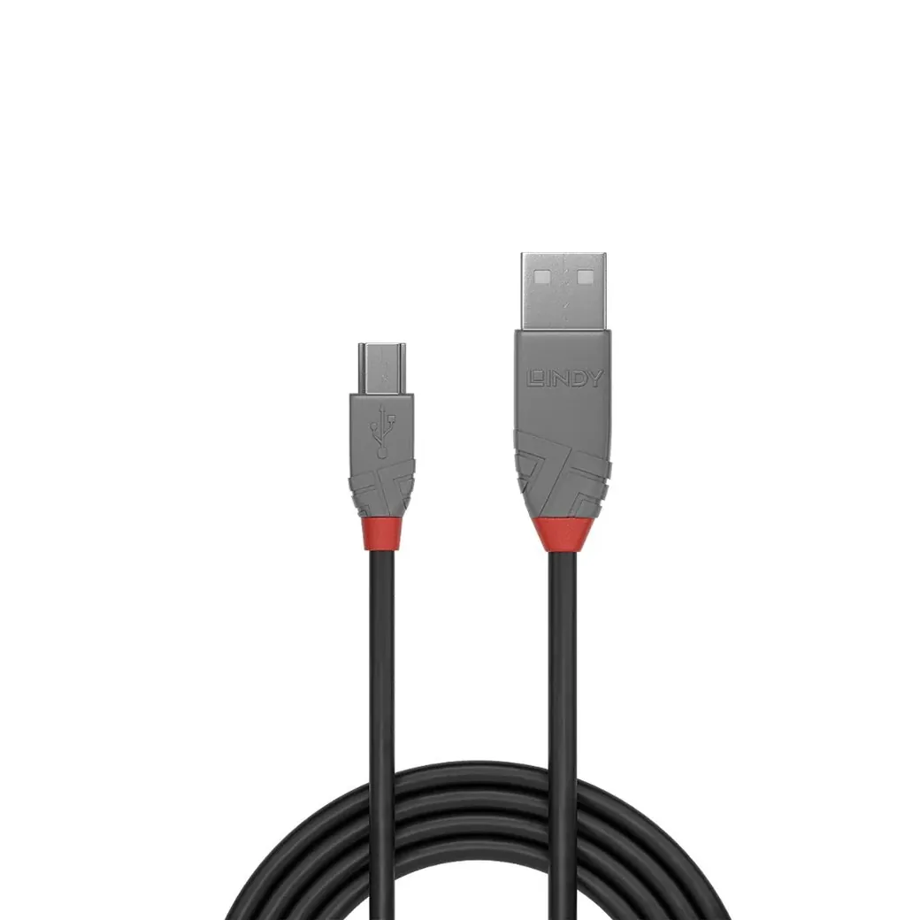 LINDY Câble USB 2.0 type A vers Mini-B - 36723
