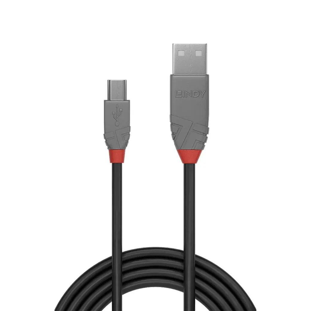 LINDY Câble USB 2.0 type A vers Mini-B - 36724