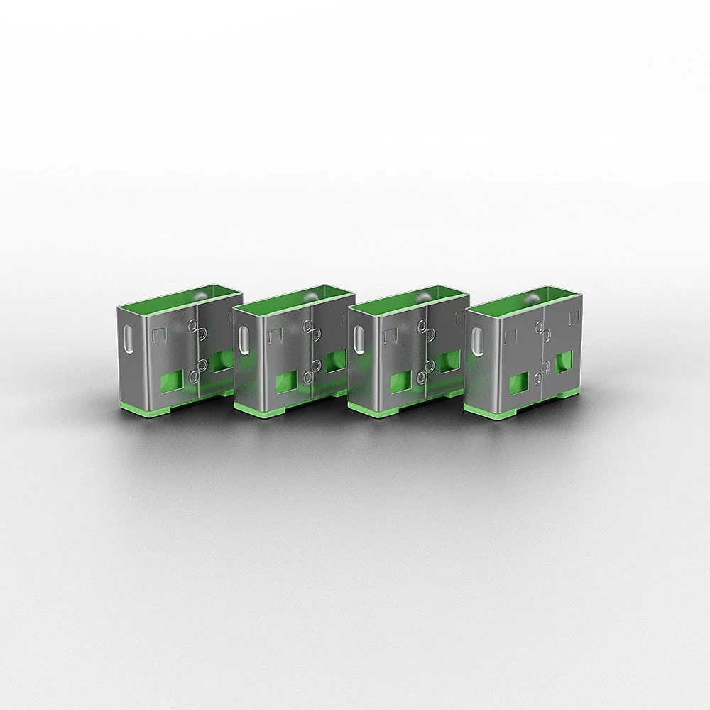 LINDY Clé USB et 4 bloqueurs de ports - 40451