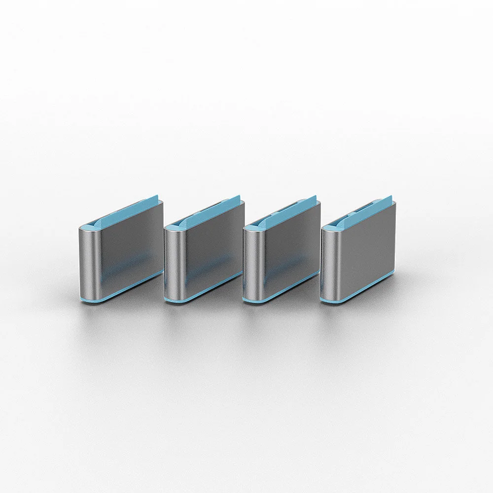 LINDY USB C Port Blockers 10 Pack blue - 40466