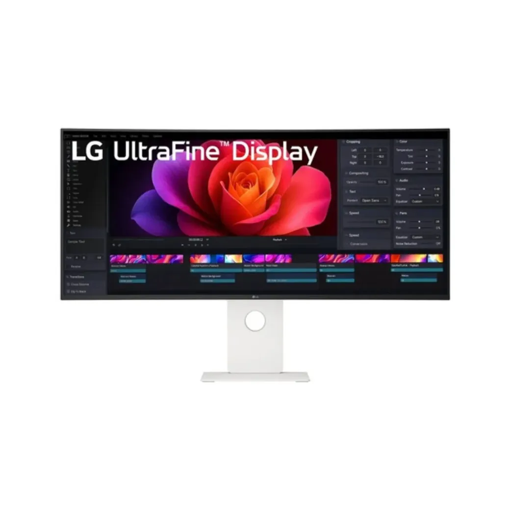 ECRAN LG 40 Blanc IPS dalle Noir 21:9 5ms 5120x2160 Incurvé 2500R 21:9 120Hz 45 - 40U990A-W
