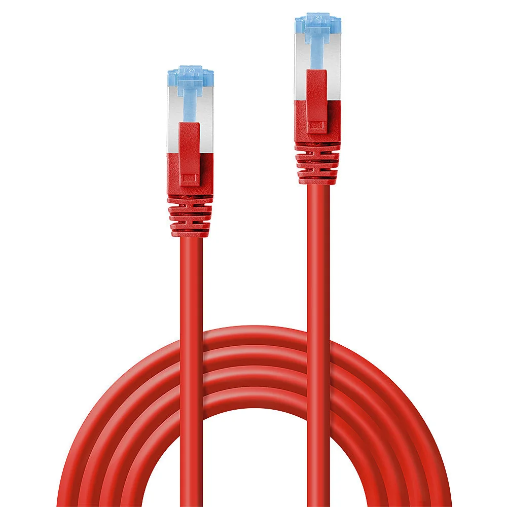 LINDY Cat.6A S/FTP LSOH Red 20m - 47170