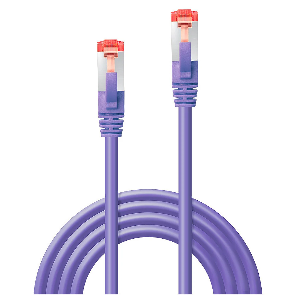 LINDY Cat.6 S/FTP Cable Purple 0.5m - 47821