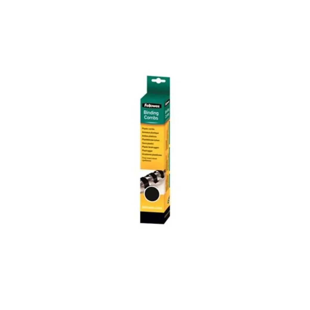 FELLOWES ANNEAUX PLASTIQUES 12.5 MM NOIR - 5331502