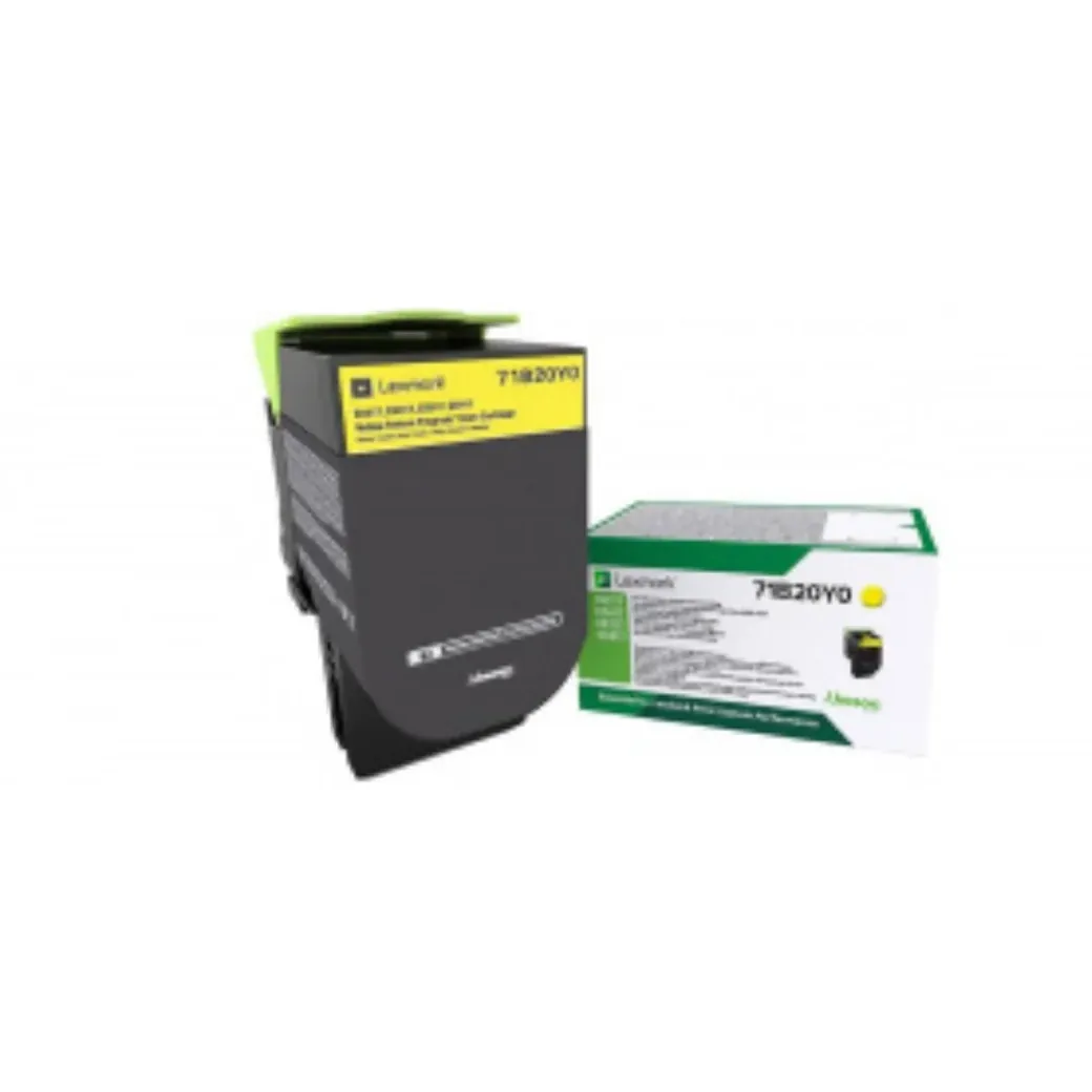 LEXMARK Return Prgm Cartouche Jaune 3K - 71B20Y0
