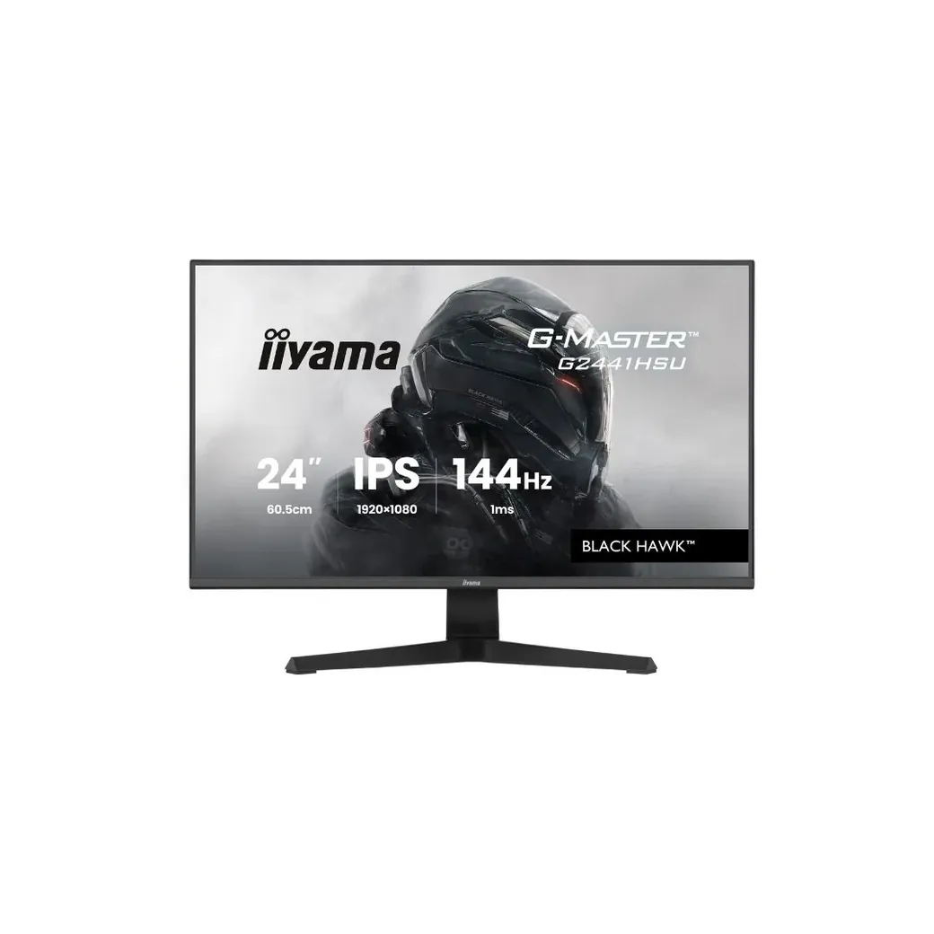 Ecran IIYAMA 23.8'' 1ms G-Master Black Hawk Noir IPS 1920x1080 16:9 144Hz 350cd/ - G2441HSU-B1