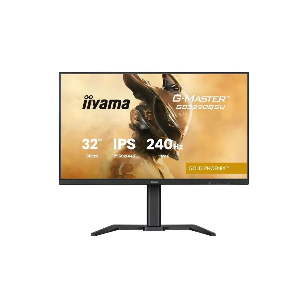 Ecran IIYAMA 31.5 Noir 1ms G-MASTER Gold Phoenix 16:9 IPS 2560x1440 240Hz Displ - GB3290QSU-B1