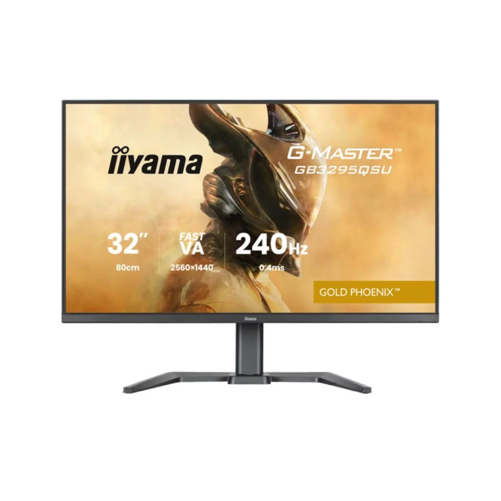 Ecran IIYAMA 31.5 G-MASTER Gold Phoenix Noir VA 16:9 2560x1440 0.4ms 400cd/m - GB3295QSU-B1